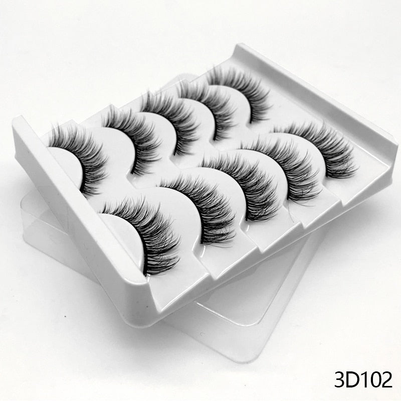 Adream Mink Lashes Natural Long Reusable Beauty Curly Mommy Lashes