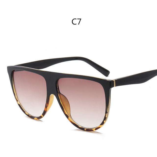 Adream Square Sunglasses Woman Vintage Retro Flat Top Thin Shadow Sun Glasses Square Pilot Luxury Designer Large Black ShadesGafas